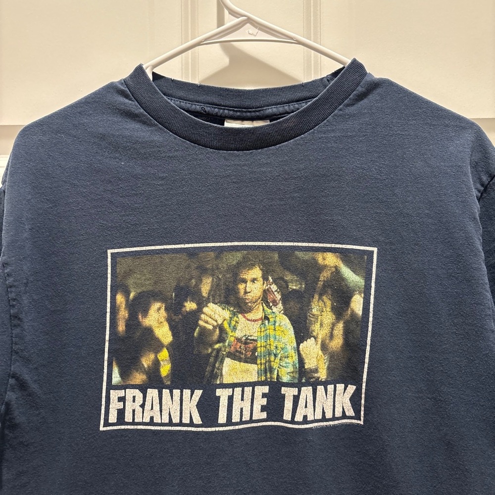 Vintage 2003 Old School Frank The Tank Will Ferrell Movie Promo T-Shirt Medium - Picture 2 of 9